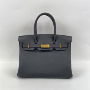 エルメス バーキン30 ブラック トゴ GD金具 U刻印
