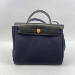 エルメス エールバッグ ジップPM 黒 ヴァッシュハンター×トワルオフィシエ GD金具 B刻印