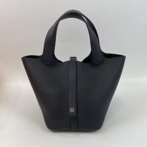 エルメス ピコタンロックPM ノワール トリヨン SV金具 K刻印
