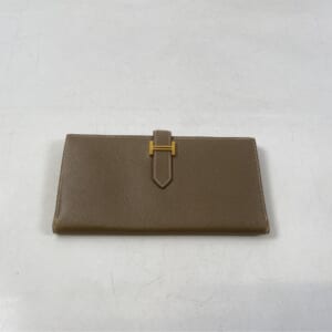 エルメス ベアンスフレ ヴォーエプソン エトゥープ GD金具 C刻印