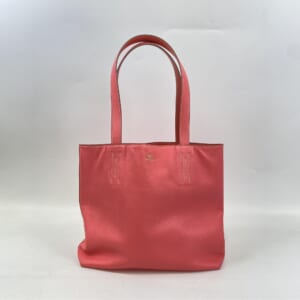 エルメス ドゥブルセンス28 ピンク×オレンジ スイフト □G刻印