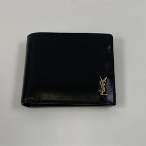 サンローラン 三つ折り財布 グレー レザー 620287 買取実績【買取日