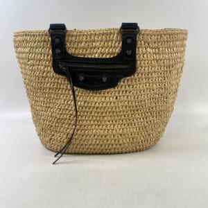 バレンシアガ パニエ トートバッグ ブラウン 466499