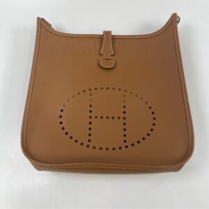 エルメス エブリンPM オレンジ系 クシュベル SV金具 □M刻印