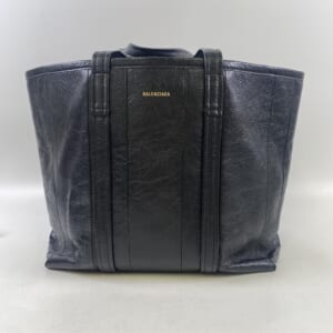 バレンシアガ バルベス トートバッグ ブラック レザー 671409
