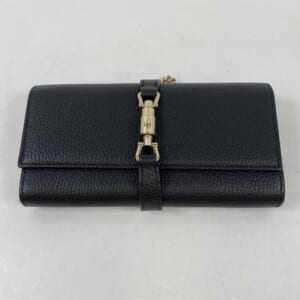 グッチ ジャッキー チェーンウォレット 黒 トリヨンレザー 652681