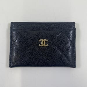 シャネル マトラッセ 黒 キャビアスキン GD金具