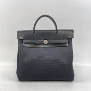 エルメス エールバッグ アドPM 黒 トワルオフィシエ×ヴァッシュハンター SV金具 □F刻印