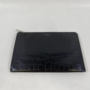 サンローラン クラッチバック レザー ブラック