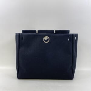 エルメス エールバッグMM トワルオフィシエ×レザー SV金具 □C刻印