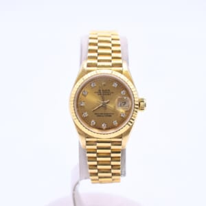 ロレックス デイトジャスト シャンパン文字盤 旧PD YG/AT 69178G