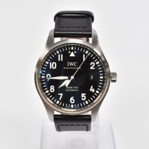 IWC パイロット 黒文字盤 SS×革 AT IW327009 買取実績