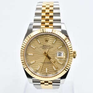 ロレックス デイトジャスト 126333 SS×YG AT フルーテッド文字盤 買取実績【買取日：2023年8月15日】