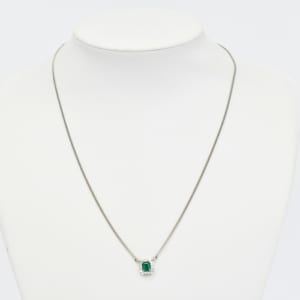 エメラルドダイヤネックレス Pt850 0.5ct 0.23ct 5.5ｇ 買取実績