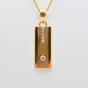 K18 ダイヤネックレス 0.32ct