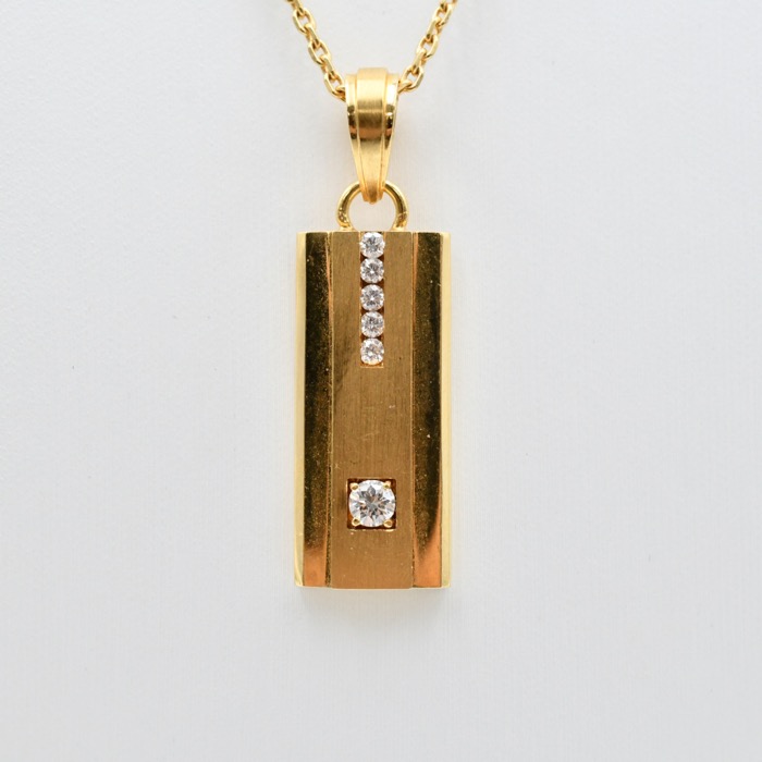 K18 ダイヤネックレス 0.32ct Bランク