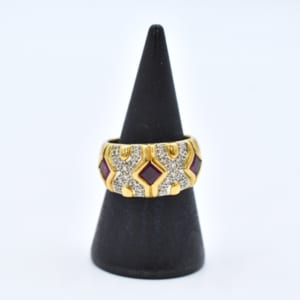 K18 ルビー メレダイヤ リング R0.89 D0.17 買取実績【買取日：2022年1月22日】