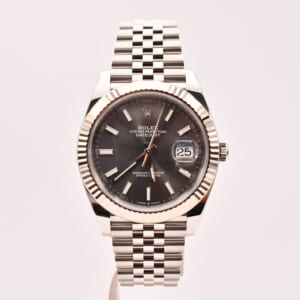 ロレックス デイトジャスト スレート文字盤 SS×WG/AT 126334 買取実績【買取日：2024年4月11日】