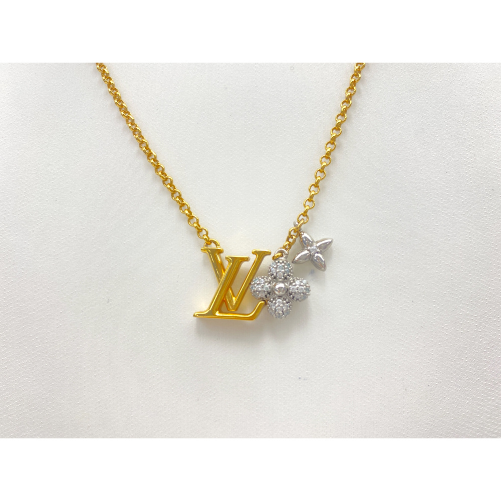ルイ・ヴィトン LVグラム パンダント ネックレス GP M01265【買取日:2024年6月13日】 ABランク