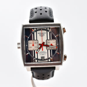 タグ・ホイヤー キャリバー11 モナコ クロノグラフ スティーブ・マックイーン 青×白文字盤 SS×革/AT CAW211D-0 買取実績【買取日：2024年5月27日】