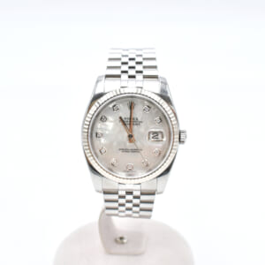 ロレックス デイトジャスト36 シェル文字盤 新PD ジュビリー WG×SS/AT 116234NG 買取実績【買取日：2024年6月17日】