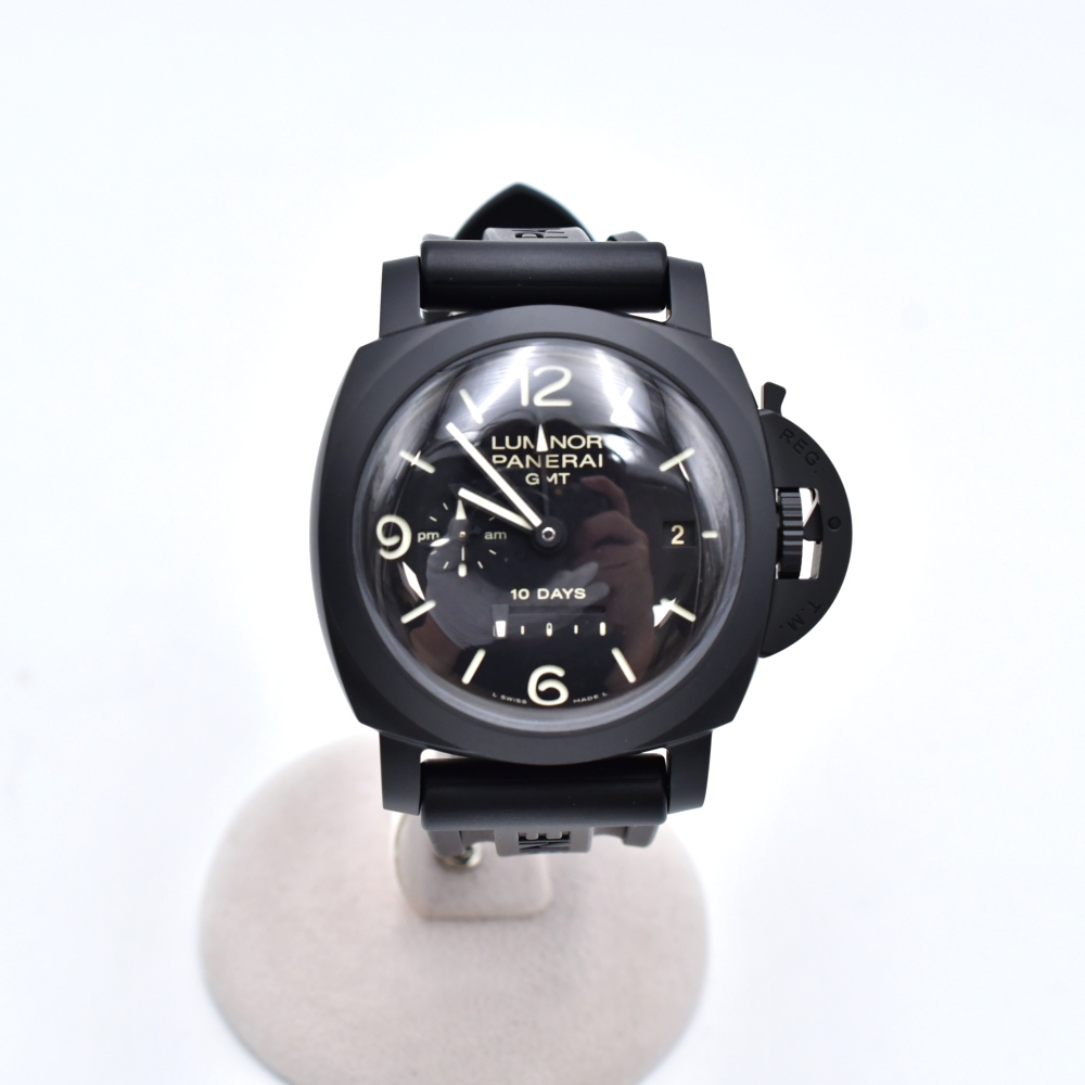 パネライ ルミノール 1950 10デイズ 黒文字盤 CE/AT PAM00335 Aランク