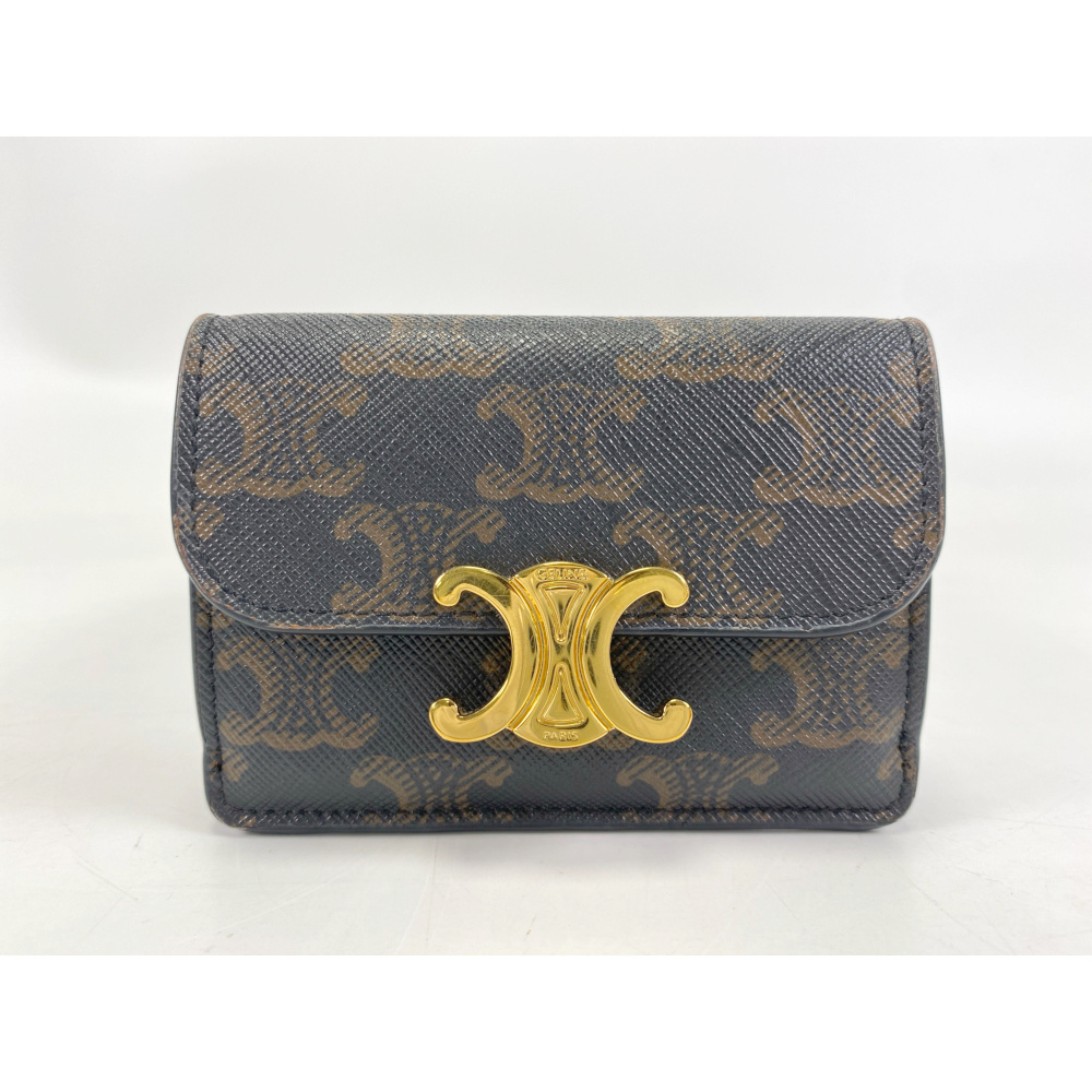 セリーヌ トリオンフ パスケース ブラウン PVC【買取日：2024年6月29日】 Bランク