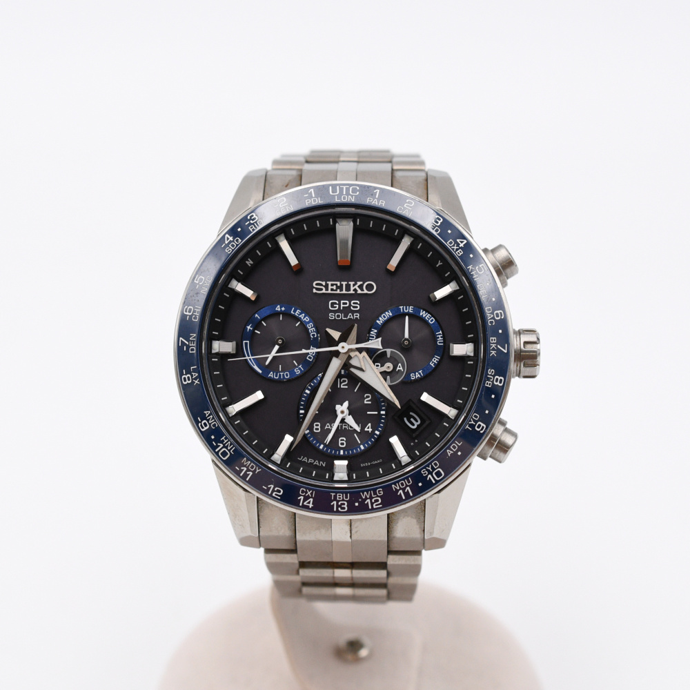 セイコー アストロン 青文字盤 Ti/ソーラー 5X53-0AB0 Bランク