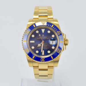 ロレックス サブマリーナ 青文字盤 YG/AT 116618LB 買取実績【買取日：2024年10月15日】