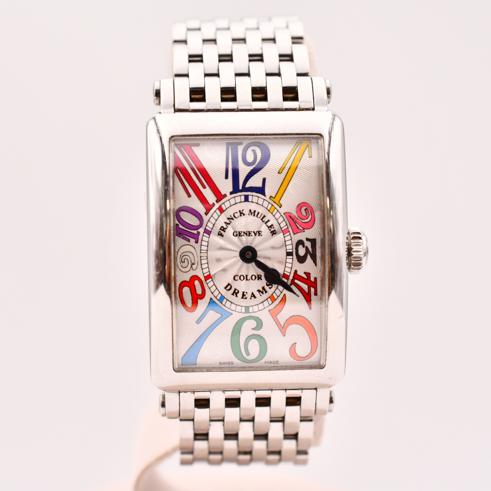 フランクミュラー ロングアイランドカラードリーム シルバー文字盤 SS/QZ Bランク