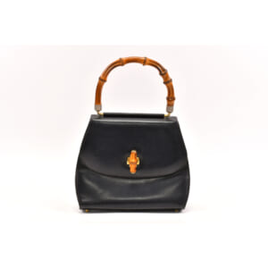 GUCCI グッチ バンブー ブラックレザーハンドバッグ 楽天市場】【バッグ】GUCCI グッチ バンブー 2WAY ショルダー