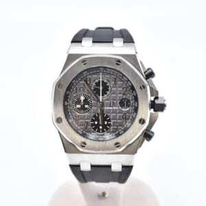 オーデマ ピゲ ロイヤルオーク オフショア クロノグラフ 黒文字盤 SS×ラバー/AT 26470ST.00.A104CR.01 買取実績【買取日：2024年10月8日】