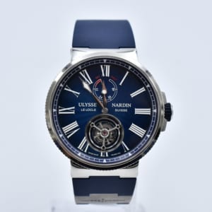 ユリス ナルダン マリーン 青文字盤 SS×ラバー/AT 買取実績【買取日：2023年2月12日】