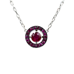 ブシュロン アバ ロンド ルビーネックレス K18WG 買取実績【買取日：2023年4月24日】