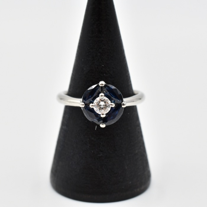 サファイアリング Pt900 ABランク