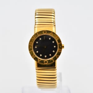 ブルガリ トゥボガス D283924 黒文字盤 買取実績【買取日：2023年1月13日】