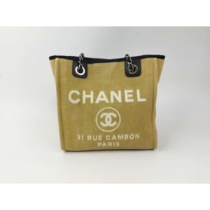 シャネル ドーヴィル PM ベージュ キャンバス 買取実績【買取日：2023年1月13日】