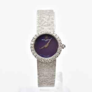 ボーム＆メルシエ ラウンド ダイヤベゼル 767826 青文字盤 買取実績【買取日：2023年1月19日】