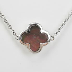 シェル クローバーネックレス K18WG 買取実績【買取日：2023年1月27日】