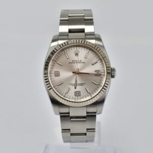 ロレックス オイスターパーペチュアル 116034 シルバー文字盤 買取実績【買取日：2023年1月27日】