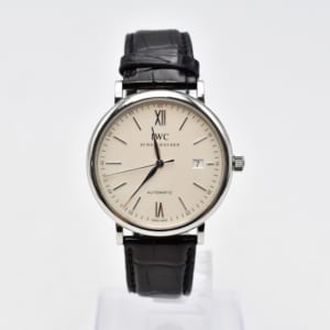 IWC ポートフィノ IW356501 白文字盤 革×SS/AT 買取実績