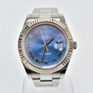 ロレックス デイトジャストⅡ 116334 ブルーローマ文字盤 買取実績【買取日：2023年3月8日】