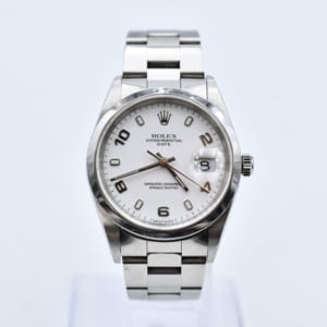ロレックス オイスターパーペチュアルデイト 15200 SS 白文字盤