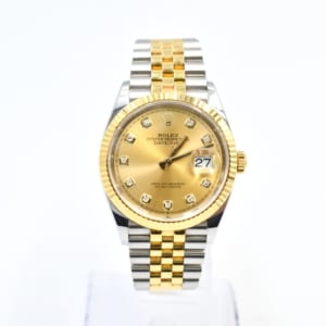ロレックス デイトジャスト 126233G SS×YG シャンパン文字盤 買取実績【買取日：2023年3月23日】