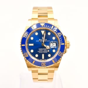 ロレックス サブマリーナーデイト 126618LB YG AT 青文字盤 買取実績【買取日：2021年12月31日】