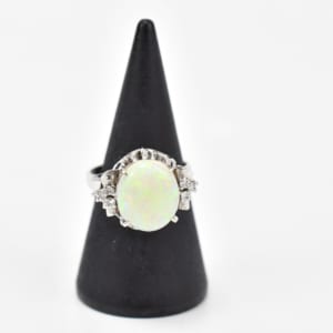 オパール ダイヤリング Pt900 2.97ct 買取実績【買取日：2022年6月22日】