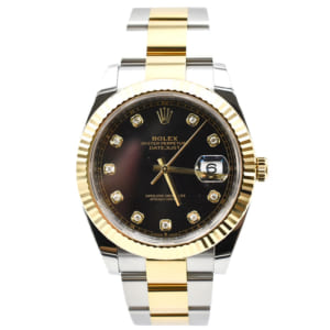 ロレックス デイトジャスト 126333 黒文字盤 買取実績【買取日：2023年4月13日】