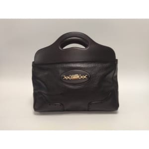 グッチシマ GG ハンドバッグ 黒 レザー 買取実績