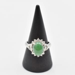 翡翠 リング Pt900 3.0ct 0.65ct 5.5ｇ 買取実績
