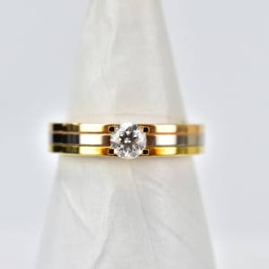 カルティエ ソリテール ダイヤリング K18 0.24ct CDE927 買取実績